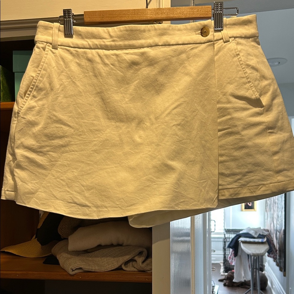 J. Crew Cream Skort